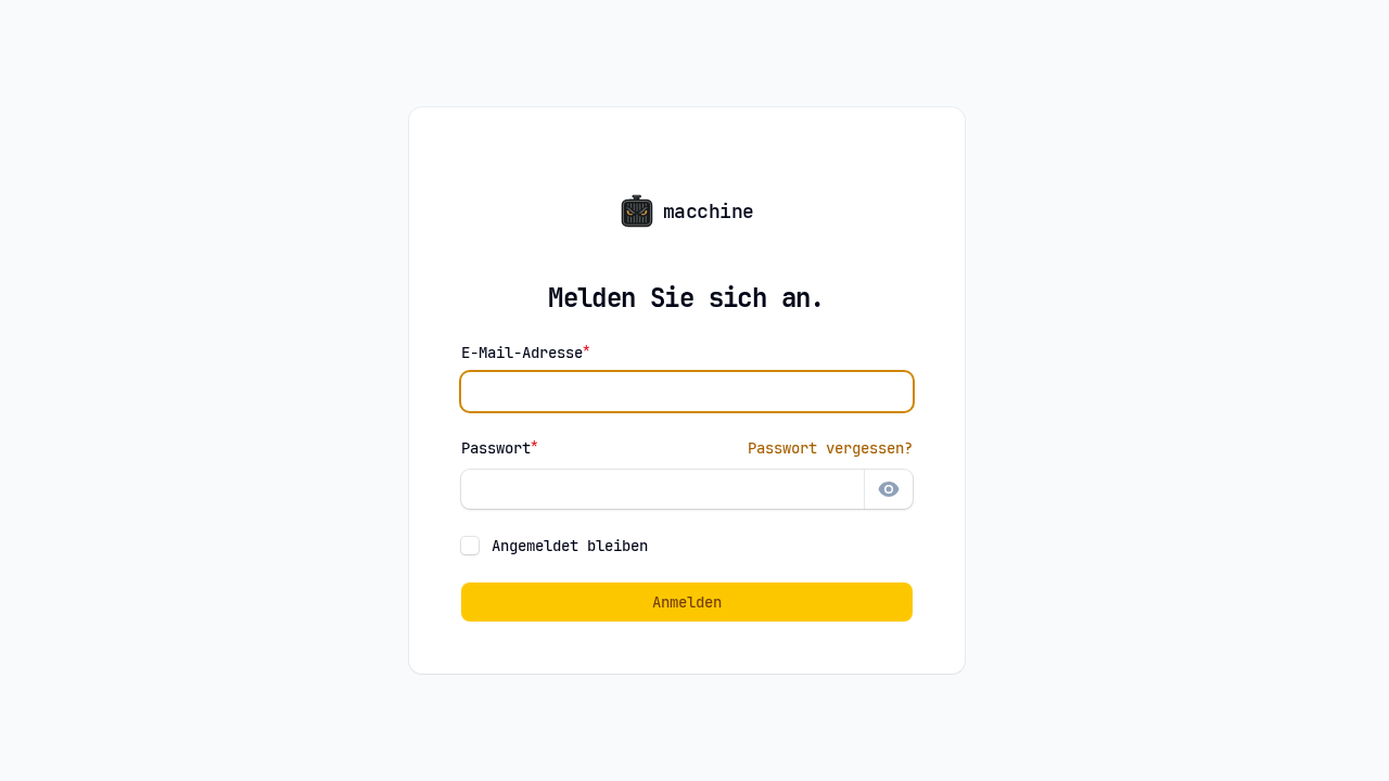 Screenshot von macchine
